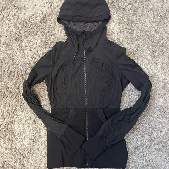 Lululemon Ribbed Black Jacket - Picture 5 of 5